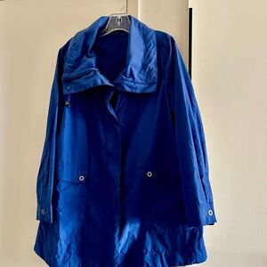 Eileen Fisher Royal Blue Trench Coat